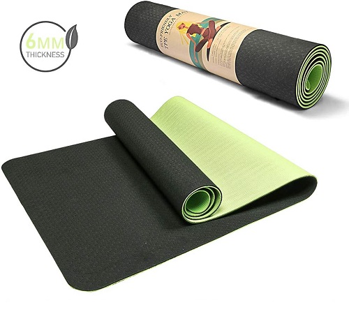 Superior TPE Eco Yoga mat - Beautiful Black - Yogashop
